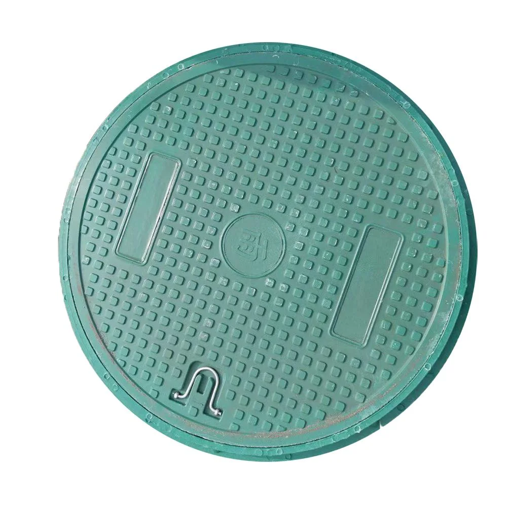 Composite Resin Manhole Cover En124 B125 Plastic SMC Manhole Cover Fiberglass FRP Sewer Drain Cover